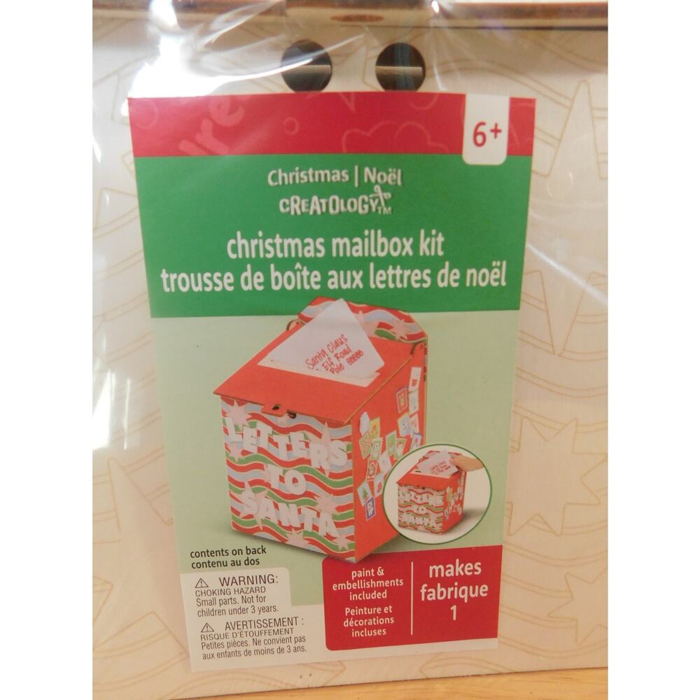 Creatology Christmas Mailbox Kit Holiday Letters to Sants Craft Set New
